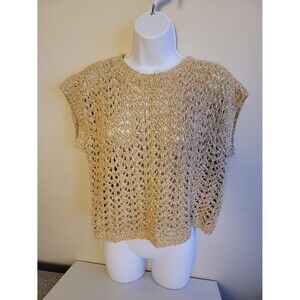 Vintage Handmade Crochet Cottagecore Top